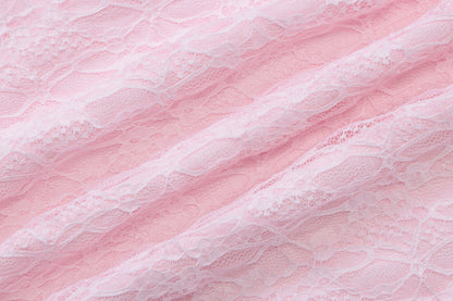 Off Shoulder Pink Lace Gown | Mermaid Maxi Dress | noémi