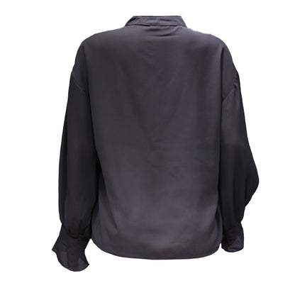 Womens Lantern Sleeve Chiffon Shirt Top | noémi