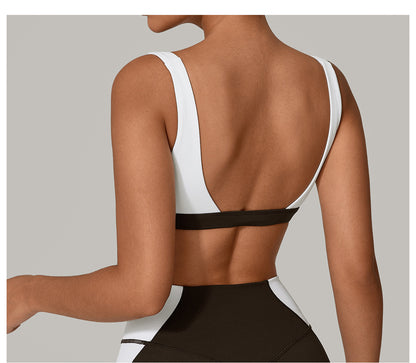 Womens Shockproof Sports Bra Push Up Wide Strap | noémi