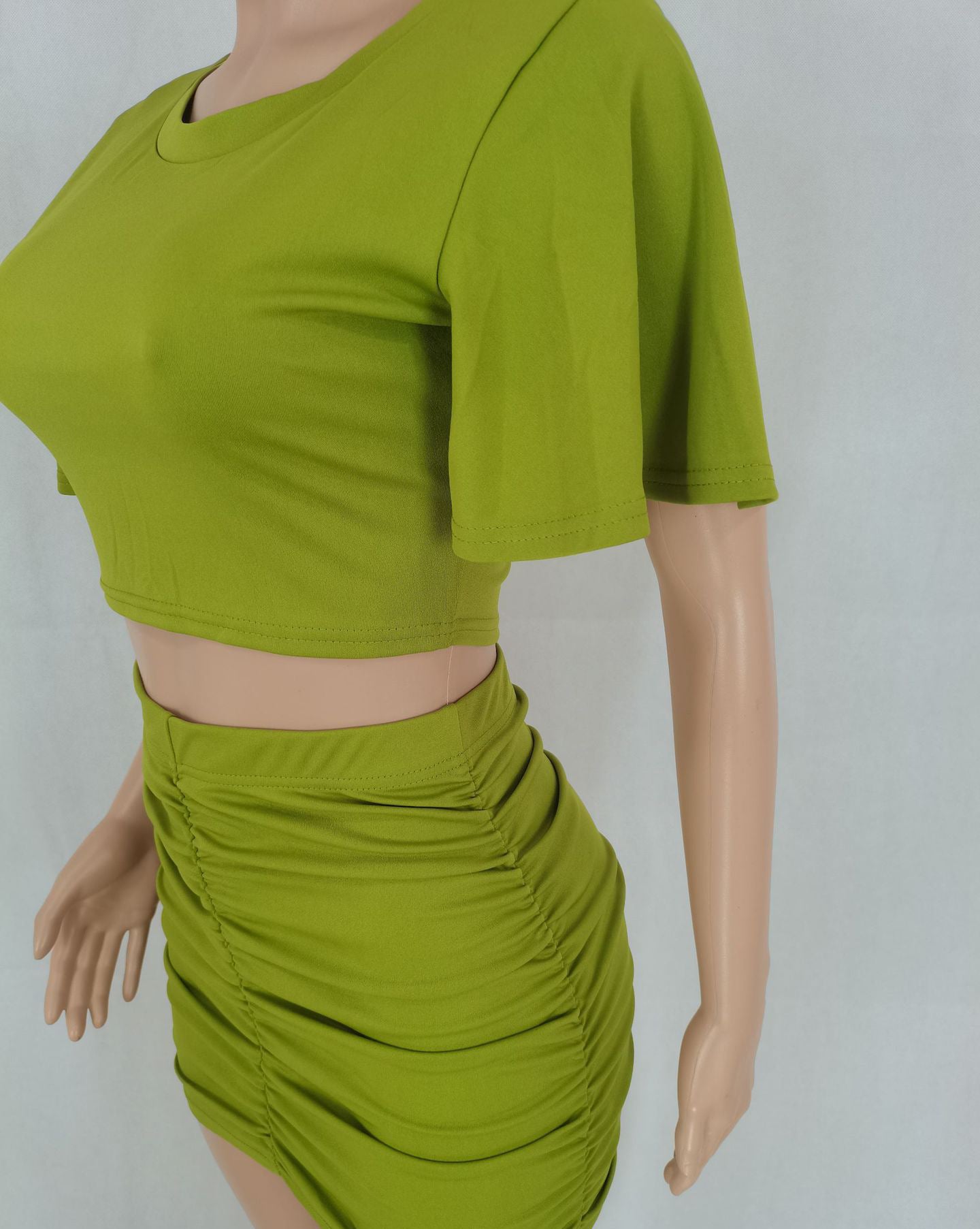 Womens Suit Short Top Hip Skirt Set | noémi