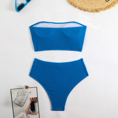 Womens Split Tube Top Bikini | noémi