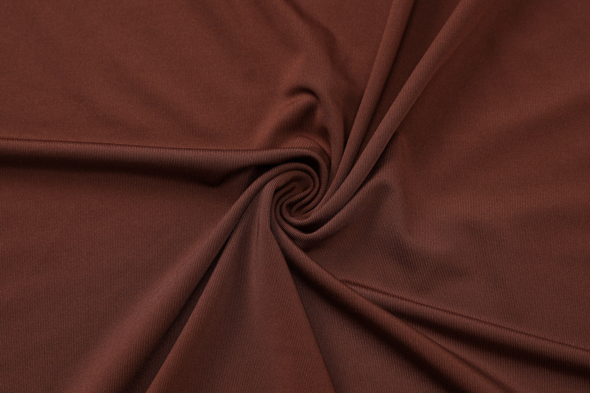 Womens Long Sleeve Round Neck Maxi Dress with Waist Cutout | noémi