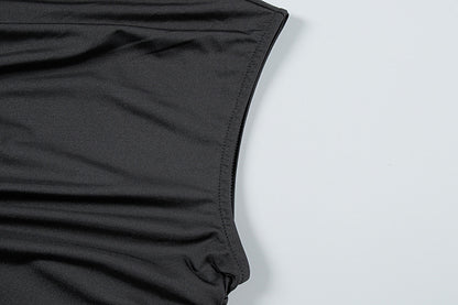 Womens Midi Dress | Slim Fit, Pleated Detail, Round Neck | noémi