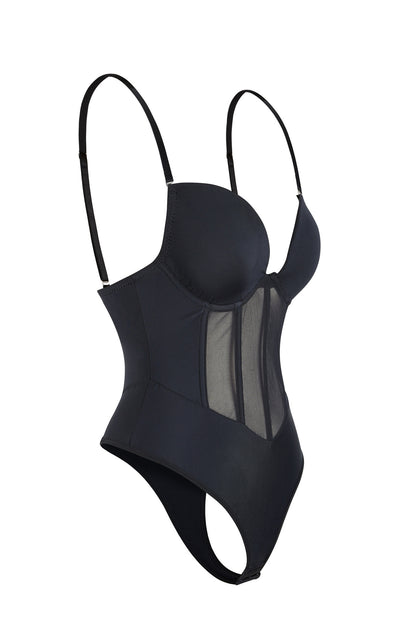 Detachable Strap One Piece Corset Waist and Hip Shaping Slimming Body Shaper | noémi