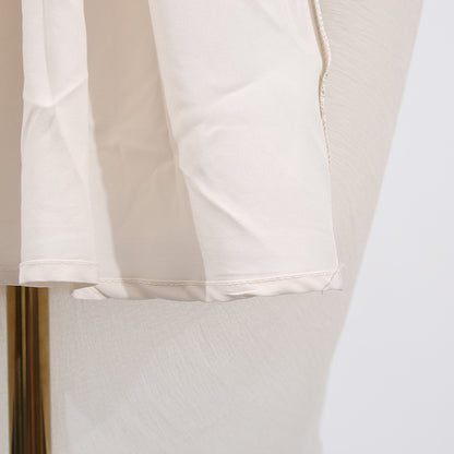 Maxi Dress |  Turtleneck Sleeveless Ruffled Waist | noémi