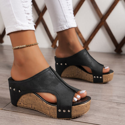 Women’s Wedge Sandals | Thick Cork Platform | noémi