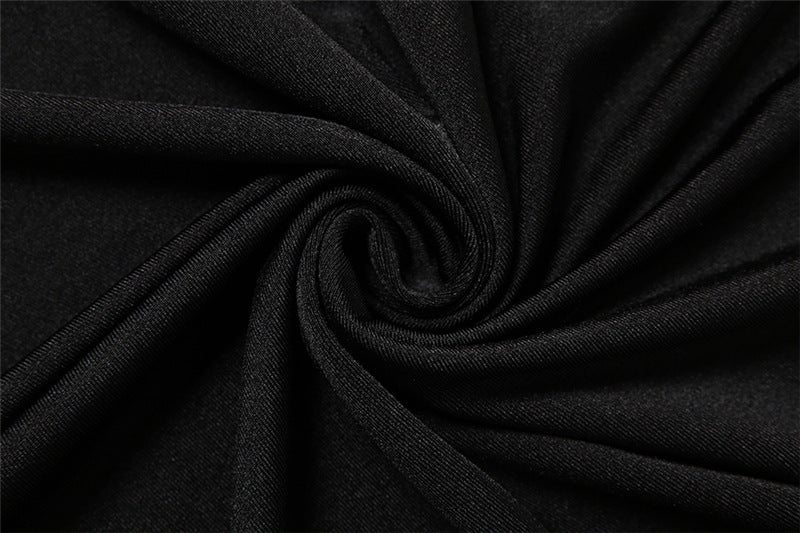 Two Piece Skirt Set | Ruffle Trim Camisole High Slit Maxi Skirt | noémi