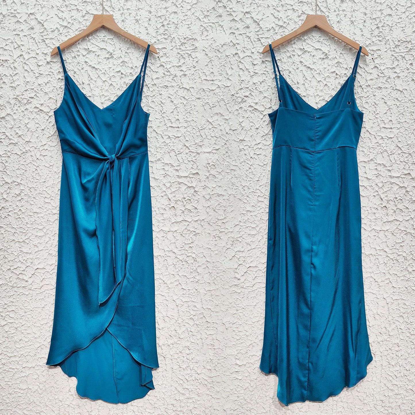 Womens V Neck Backless Maxi Dress with Side Slit Sleeveless | noémi