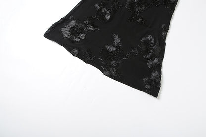 Womens Slim Fit Maxi Dress | Backless Lace Up Slimming | noémi