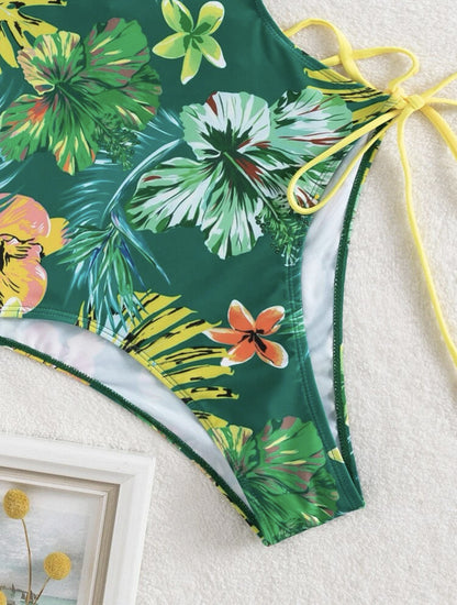 Womens Cutout Back Strap Bikini | Hollow Out Detail Swimwear | noémi