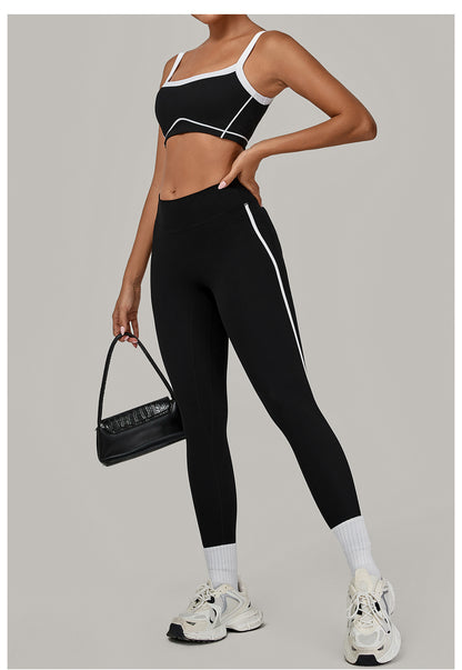 Patchwork Yoga Set | Slim Fit Two Piece | noémi