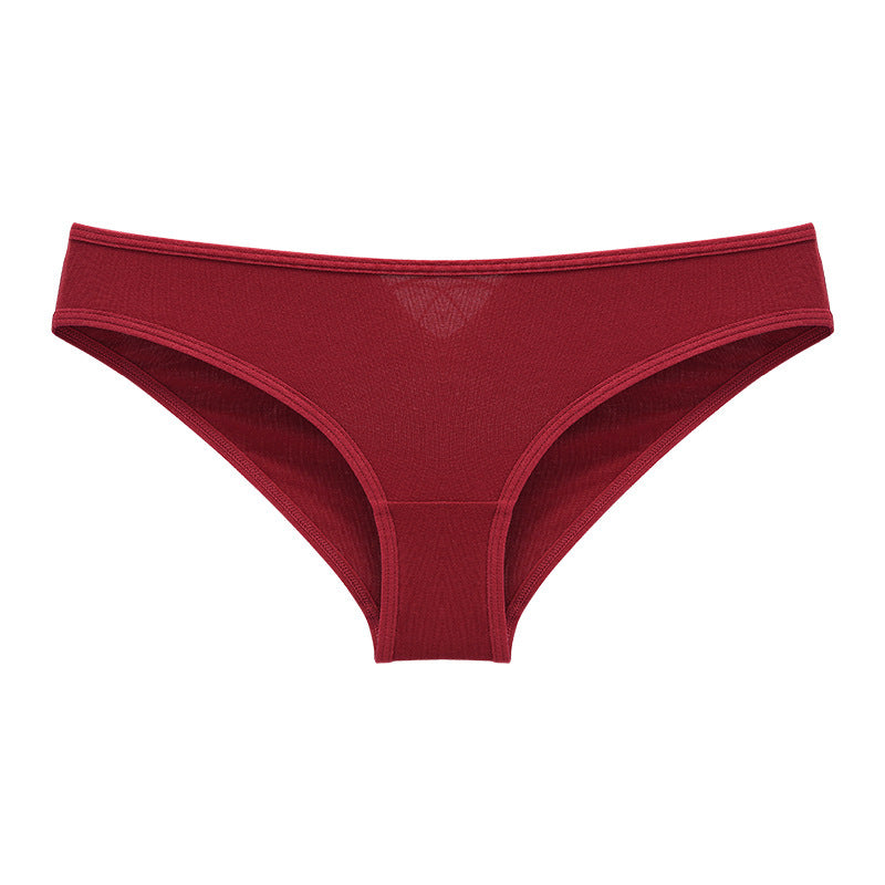 French Style Low Waist Lace Briefs with Breathable Crocheted Design | noémi