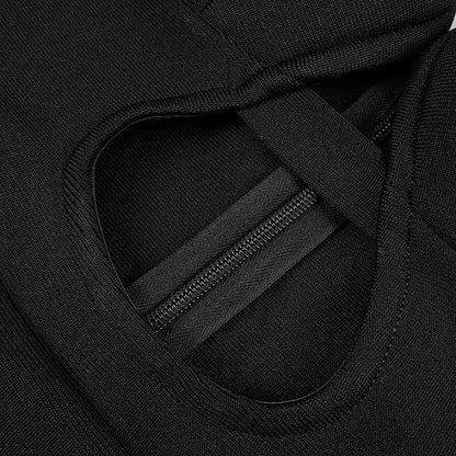 Hollow Cutout Ring Detail Bandage Mini Dress | noémi