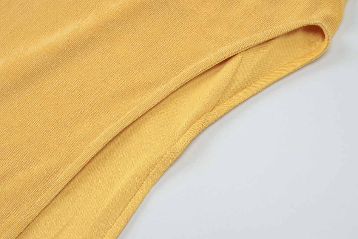 Womens Dress | Hollow Out Cutout | Backless VNeck Slim Fit Halter Maxi Dress | noémi