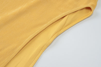 Womens Dress | Hollow Out Cutout | Backless VNeck Slim Fit Halter Maxi Dress | noémi