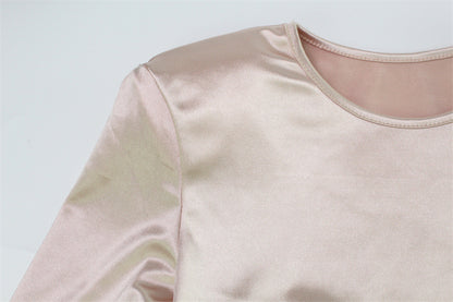 Maxi Dress for Women | Long Sleeve Tied Waist Slim Fit | noémi