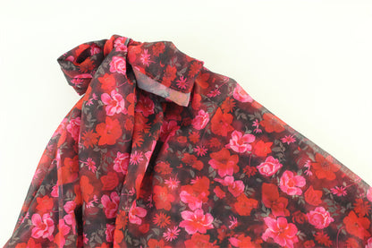 Womens Collar Ruffled Floral Maxi Dress | Waist Defining | noémi