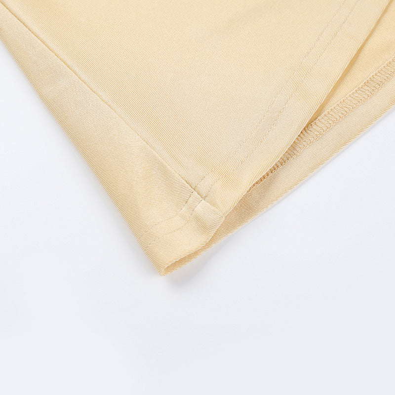 Womens Slim Fit One Shoulder Dress with High Slit and Single Sleeve | noémi