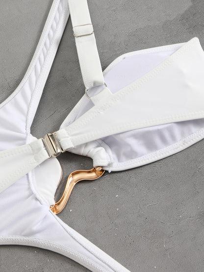 Cutout One Piece Swimsuit with Sculpted Shape | noémi