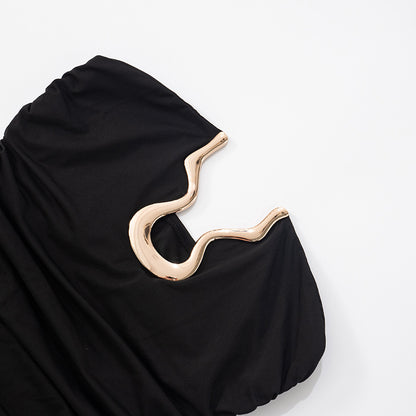 Slim Tube Top with Metal Detail | Trendy Summer Fit  | noémi
