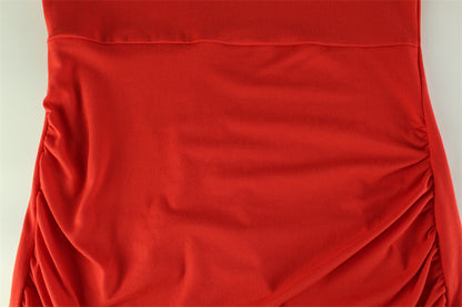 Womens Long Sleeve Slim Fit Pleated Midi Dress | noémi