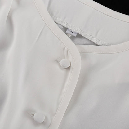 Satin TwoPiece Set | HighGrade Skirt & Round Neck Short Sleeve Cardigan Top | noémi