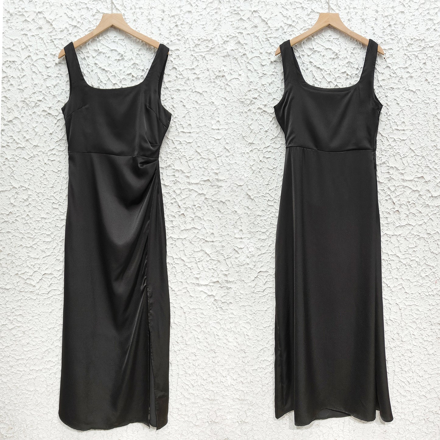 Womens Spaghetti Strap Split Hem Dress | Sleeveless Midi Dress | noémi