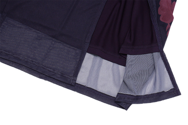 Violet Rose Mesh Maxi Dress | Strapless Floral Bodycon Dress | noémi