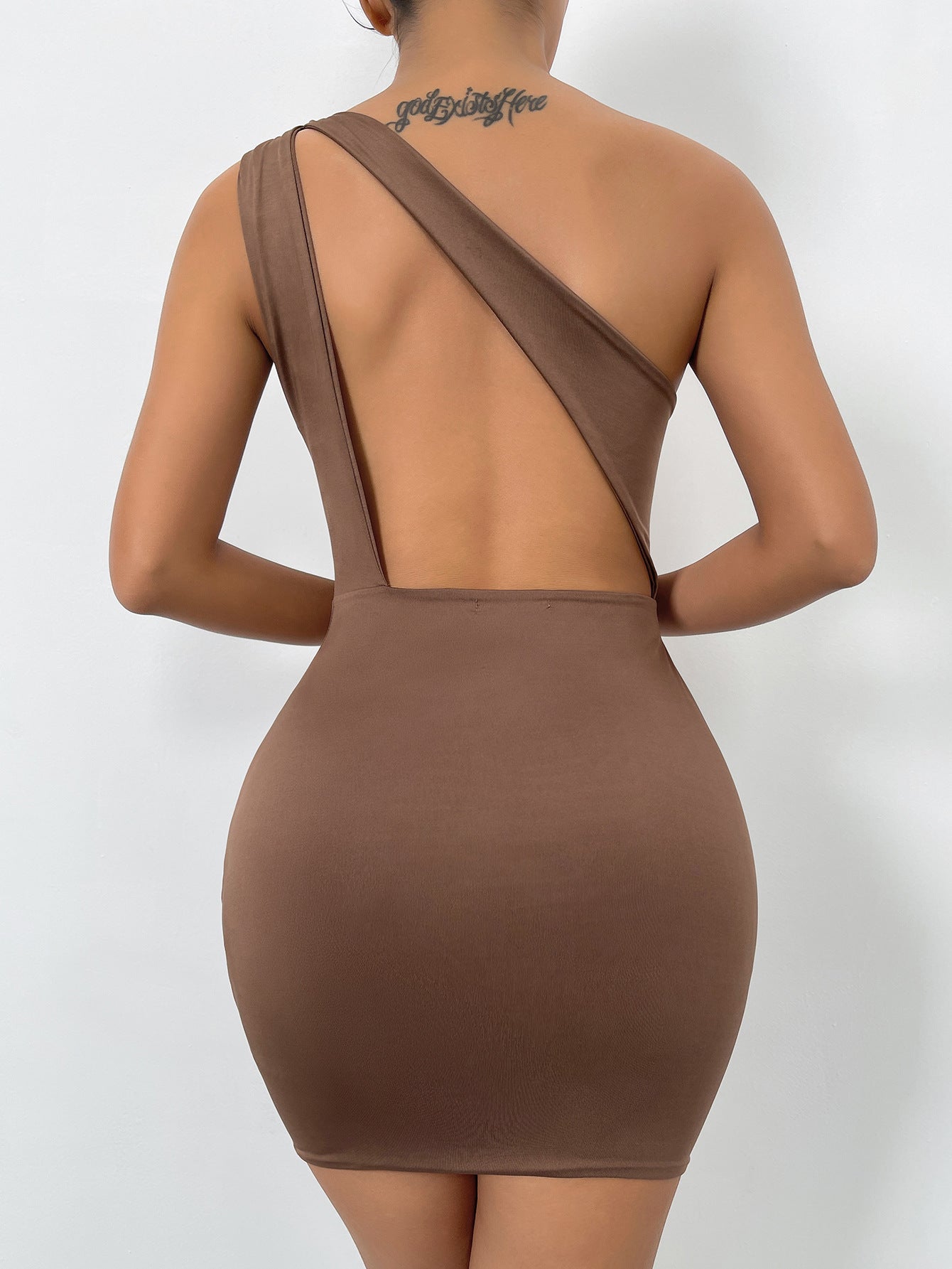 Cutout Dress with Side Split | Sleeveless Slim Fit Design | noémi
