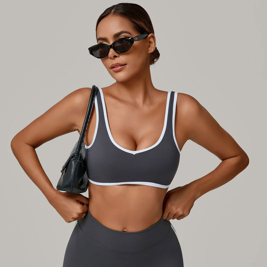 Strap Sports Bra | Shockproof One Piece | noémi