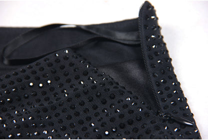 Mesh Rhinestone Shirt | High End Socialite | noémi