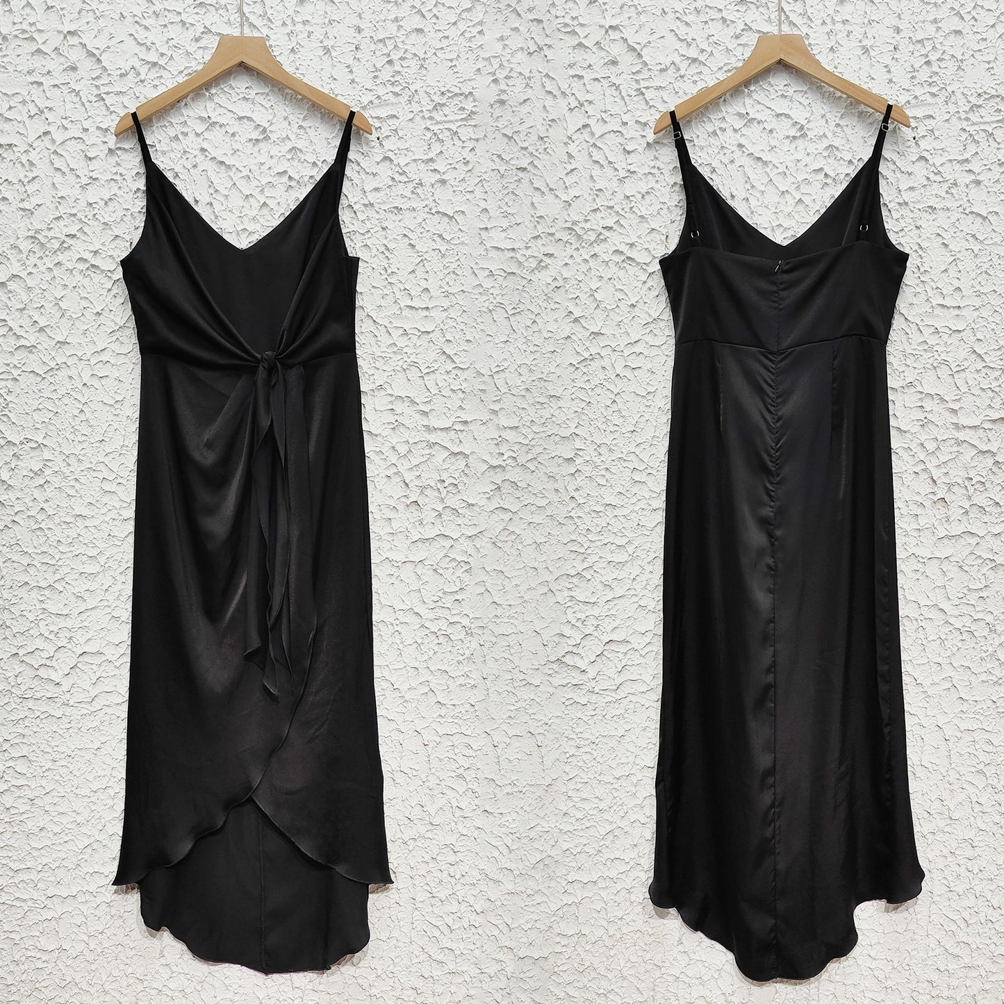 Womens V Neck Backless Maxi Dress with Side Slit Sleeveless | noémi