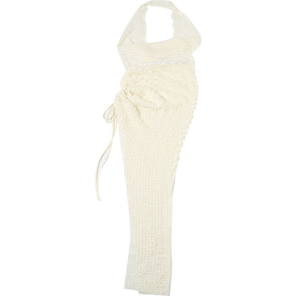 Womens Halter Backless High Waist Slit Dress | noémi