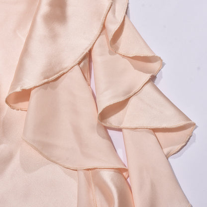 Backless Cutout Bodycon Dress | Strapless Hollow Chest Wrap One Step Midi | noémi