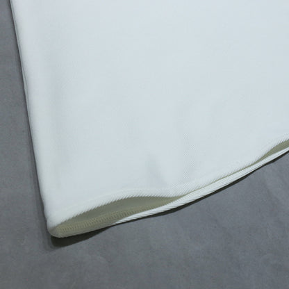 White One Shoulder Cutout Dress with Side Slit | Long Fitted Design for Women | noémi