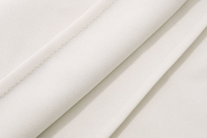 Halterneck Suit Set | White Blazer Vest A Line Mini Skirt | noémi