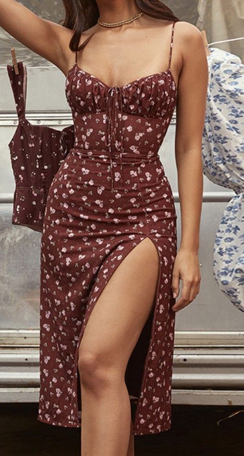 Floral Print Backless Sling Sheath Dress For Women | noémi