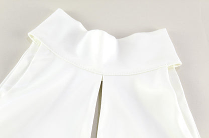 Womens Sleeveless Halter Neck Bell Sleeve Cutout Mini Dress | noémi