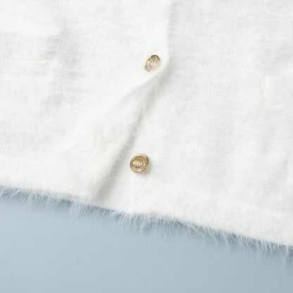 Long Sleeved Skirt | Cozy Button Up Cardigan & Midi Skirt | noémi