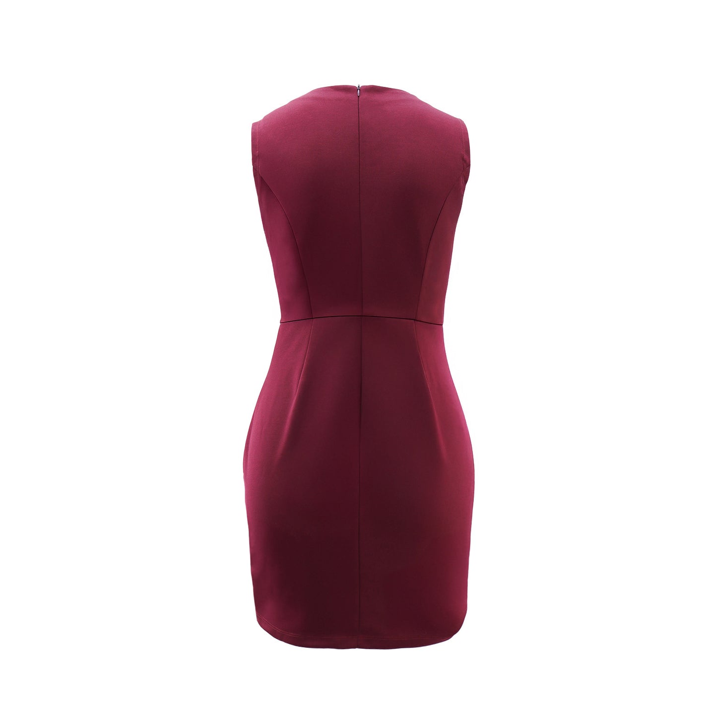 Solid Color Slim Fit A Line Mini Dress | noémi