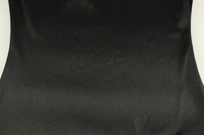 Satin Lace Stitch Dress | Slim Fit Long Sleeve Gown | noémi