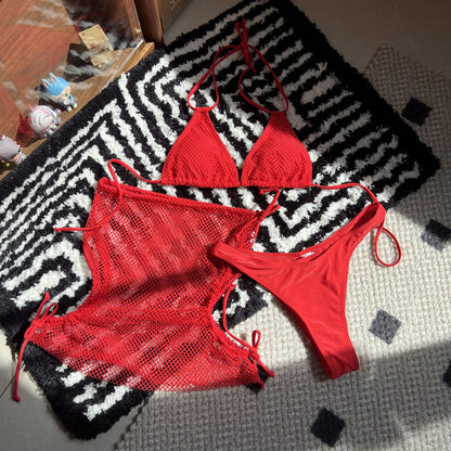 Womens Three Piece Bikini Set with Cover Up | noémi