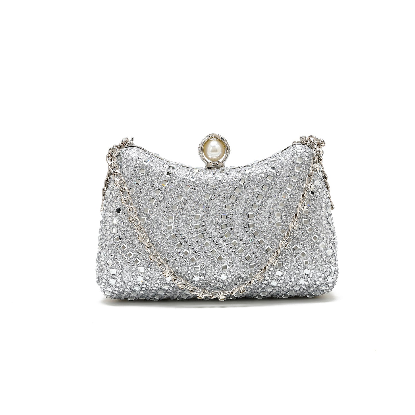Gold Rhinestone Evening Bag | Sparkly Mini Purse for Parties, Weddings & Events | noémi