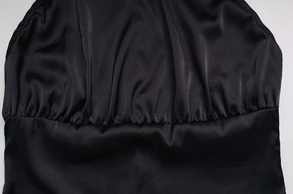 Womens Slim Fit Halter Waist Sheath Maxi Dress | noémi