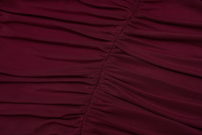 Womens Mesh Maxi Dress with V Neck Halter and Backless Design | noémi