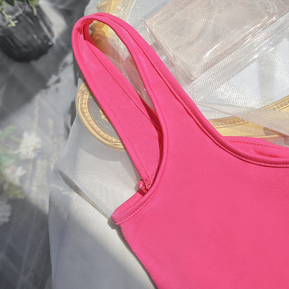 Structured Boning Corset Sling Vest with Slim Fit and Open Back Detail | noémi