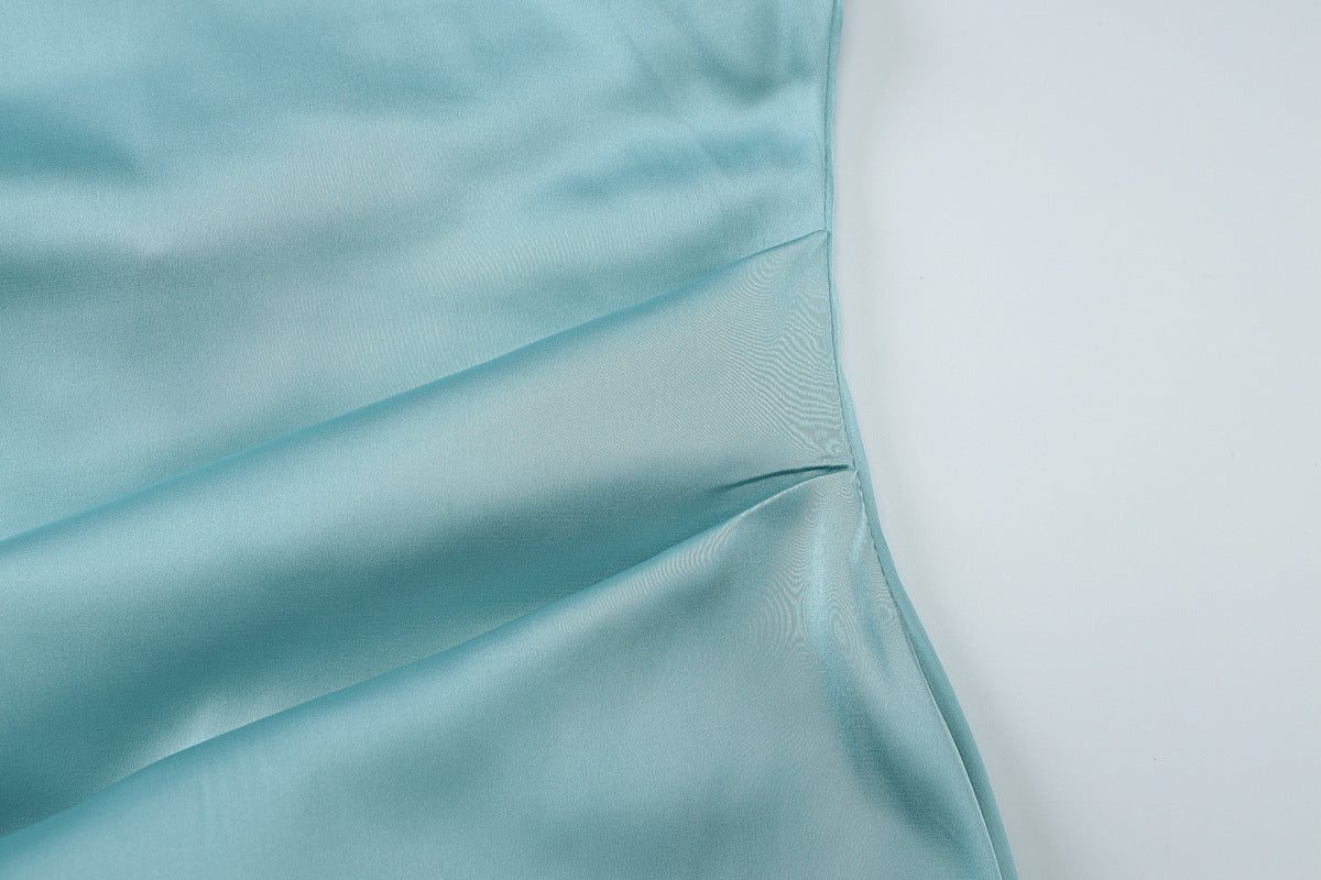 Womens Backless Swing Collar Dress | noémi