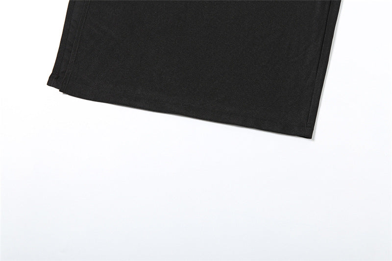 Two Piece Skirt Set | Ruffle Trim Camisole High Slit Maxi Skirt | noémi