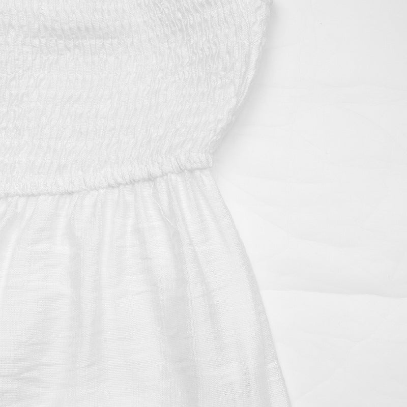 Slim Fit Lace Smocked Tube Top for Women | noémi