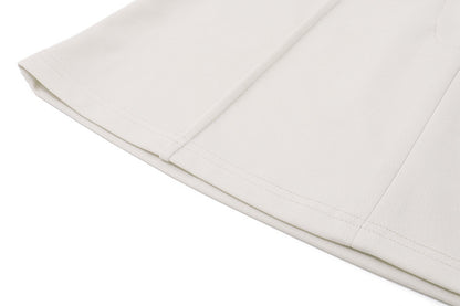 Halterneck Suit Set | White Blazer Vest A Line Mini Skirt | noémi